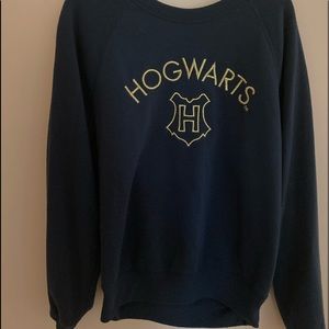 Hogwarts navy blue long sleeve in size small.